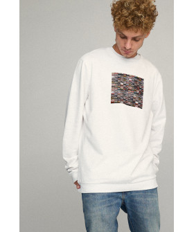 Світшот чоловічий OVERSIZE /no flis/