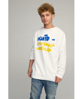 Світшот чоловічий OVERSIZE /no flis/