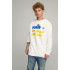 Світшот чоловічий OVERSIZE /no flis/