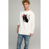 Світшот чоловічий OVERSIZE /no flis/