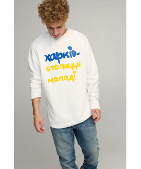 Світшот чоловічий OVERSIZE /no flis/