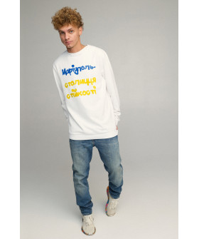 Світшот чоловічий OVERSIZE /no flis/