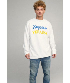 Світшот чоловічий OVERSIZE /no flis/