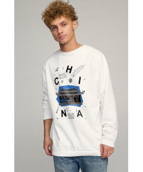Світшот чоловічий OVERSIZE /no flis/