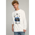 Світшот чоловічий OVERSIZE /no flis/