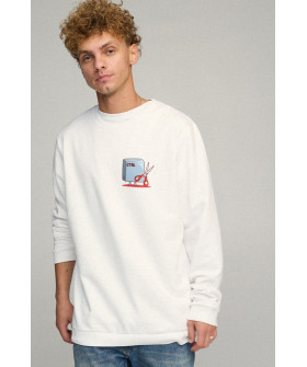 Світшот чоловічий OVERSIZE /no flis/