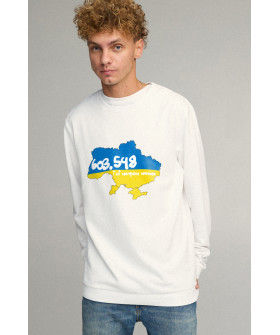 Світшот чоловічий OVERSIZE /no flis/