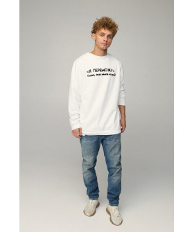 Світшот чоловічий OVERSIZE /no flis/