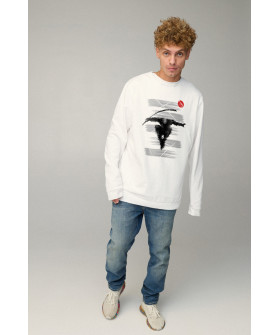 Світшот чоловічий OVERSIZE /no flis/