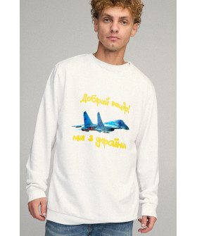 Світшот чоловічий OVERSIZE /no flis/