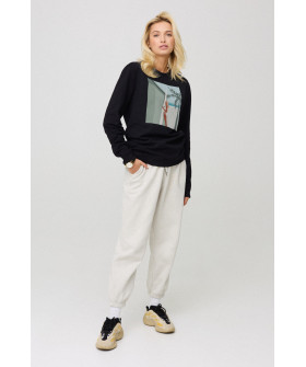 Світшот жіночий oversize  /no flis/ 