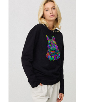 Світшот жіночий oversize  /no flis/ 