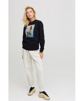 Світшот жіночий oversize  /no flis/ 