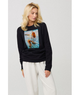 Світшот жіночий oversize  /no flis/ 
