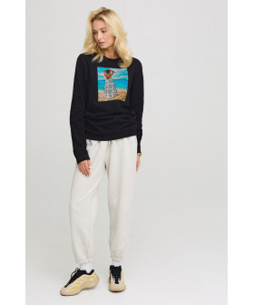 Світшот жіночий oversize  /no flis/ 