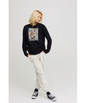 Світшот жіночий oversize  /no flis/ 