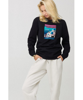 Світшот жіночий oversize  /no flis/ 