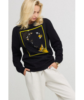 Світшот жіночий oversize  /no flis/ 