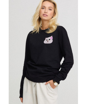 Світшот жіночий oversize  /no flis/ 