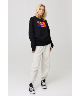 Світшот жіночий oversize  /no flis/ 