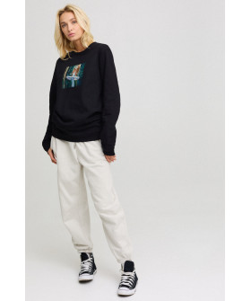 Світшот жіночий oversize  /no flis/ 