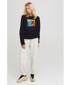 Світшот жіночий oversize  /no flis/ 