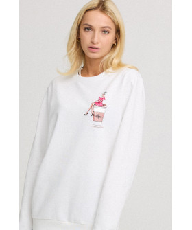 Світшот жіночий oversize  /no flis/ 