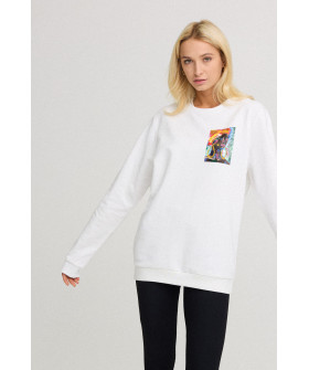 Світшот жіночий oversize  /no flis/ 