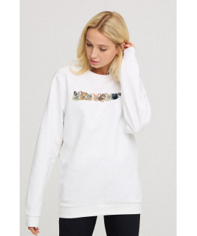 Світшот жіночий oversize  /no flis/ 