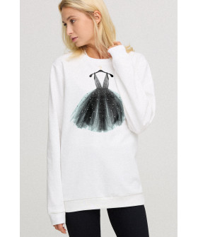 Світшот жіночий oversize  /no flis/ 