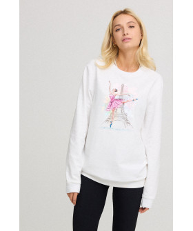 Світшот жіночий oversize  /no flis/ 