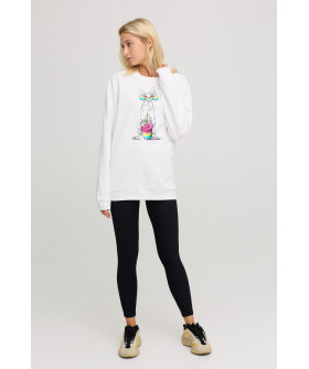 Світшот жіночий oversize  /no flis/ 