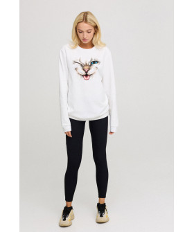 Світшот жіночий oversize  /no flis/ 