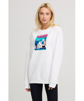 Світшот жіночий oversize  /no flis/ 
