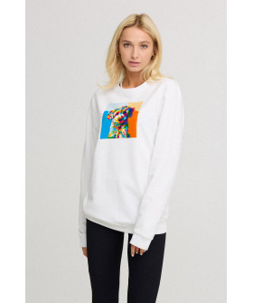 Світшот жіночий oversize  /no flis/ 
