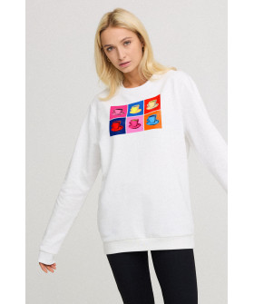 Світшот жіночий oversize  /no flis/ 