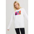Світшот жіночий oversize  /no flis/ 