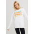 Світшот жіночий oversize  /no flis/ 