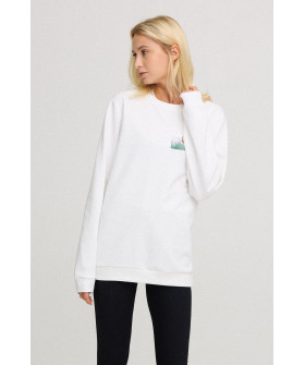Світшот жіночий oversize  /no flis/ 