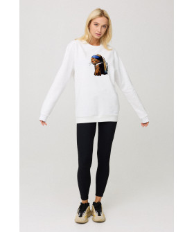 Світшот жіночий oversize  /no flis/ 