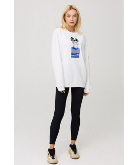 Світшот жіночий oversize  /no flis/ 