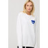 Світшот жіночий oversize  /no flis/ 