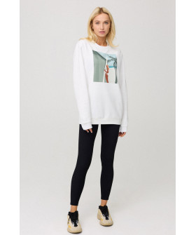 Світшот жіночий oversize  /no flis/ 