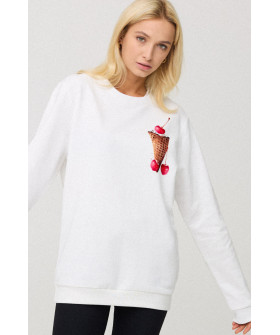 Світшот жіночий oversize  /no flis/ 