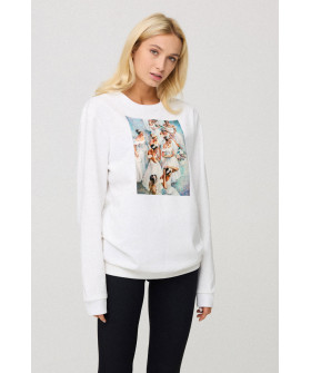 Світшот жіночий oversize  /no flis/ 