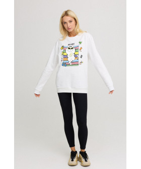 Світшот жіночий oversize  /no flis/ 