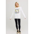 Світшот жіночий oversize  /no flis/ 
