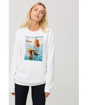 Світшот жіночий oversize  /no flis/ 