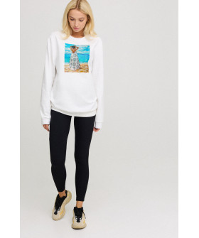 Світшот жіночий oversize  /no flis/ 