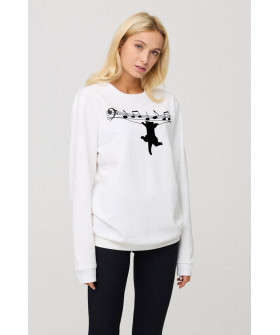 Світшот жіночий oversize  /no flis/ 